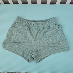 Soft Heathered Green Lounge Shorts – Size S